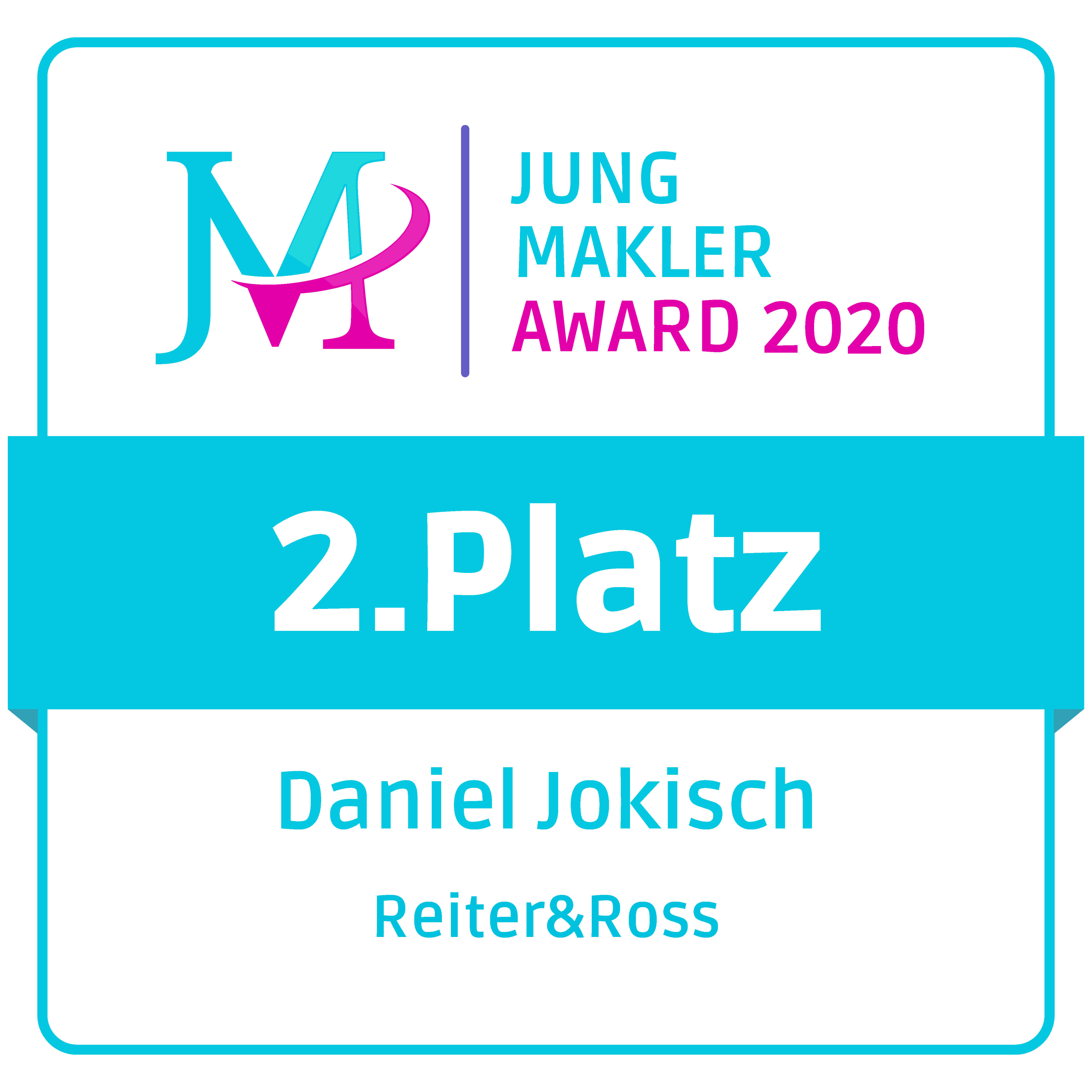 Jung Makler Award für Daniel Jokisch